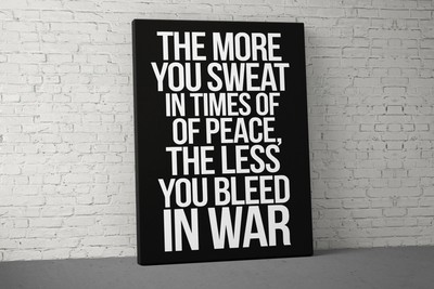 Motivational Gym Canvas Art - Inspirational Fitness Decor for Home Gym