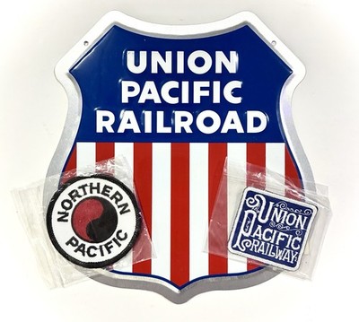 UNION PACIFIC RAILROAD Sign UP RAILWAY Patch NORTHERN PACIFIC Patch