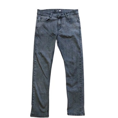 Mens Test of Time Slim Fit Black Cloud Washed Jeans Stretch Skater 32W/30L Punk