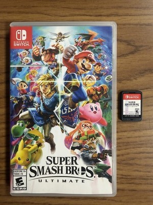 Super Smash Bros. Ultimate (Nintendo Switch, 2018) W/ Case  Tested