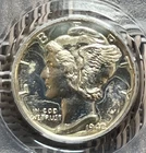 1942 Mercury proof dime, PCGS PR66