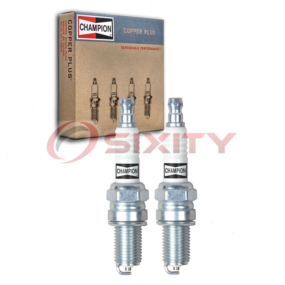 2 pc Champion Copper Plus 810C Spark Plugs for RA8HC 96530 4179 Ignition gm