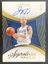 Jason Kidd 2024-25 Panini Immaculate Collection X Signatures Auto /99 #IMS-KID