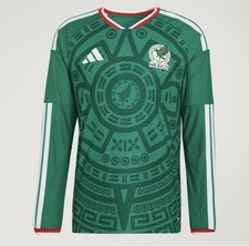 Adidas Mexico 26 Long Sleeve Jersey Authentic New Men’s Medium SEALED KA3998