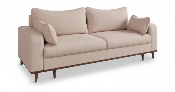 Beiges 4-Sitzer-Sofa GroßEs Stoffsofa WohnzimmermöBel Moderne Sofas-image