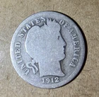 1912 P Barber Dime