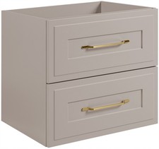 Armadio Armadietto Bagno Lavandino Lavabo Mobile Sottolavabo 60 cm CLASSIC Beige