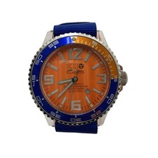 ORN Automatic Watch Blue Nylon Strap Analog New