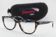 NEW TORY BURCH TY 2137U 1957 BLUE BROWN MARBLE AUTHENTIC EYEGLASSES 53-18