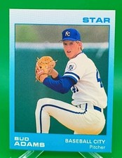 1988 Star Baseball City Royals - Bud Adams #1 (RC)