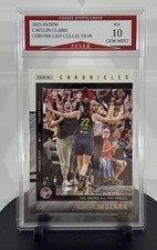 2025 Panini Caitlin Clark CHRONICLED COLLECTION Card #24 Gem Mint 10