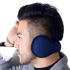Soft Warm Fleece Simple Stuffed Behind the Head Man Earmuff Female Ear Flap Ear