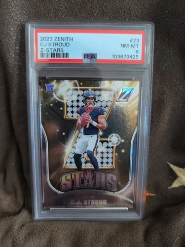 2023 Panini Zenith - Z-Stars C.J. Stroud #23 (RC) PSA 8