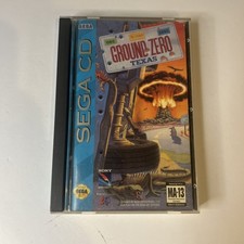 Ground Zero Texas - Sega CD, 1993 CIB with Manual And Registration Card