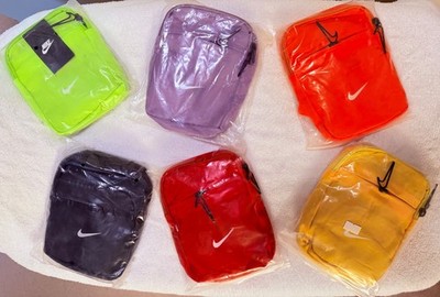 Nike Heritage Crossbody Bag Small Branded Strap & Padded Mesh Back,multi Colors.