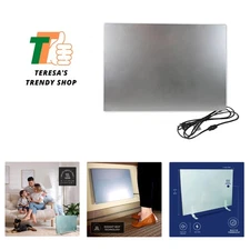 Cozy Legs Flat Panel Heater, Slim Low-Wattage Wall or Desk Mount Space Heater...