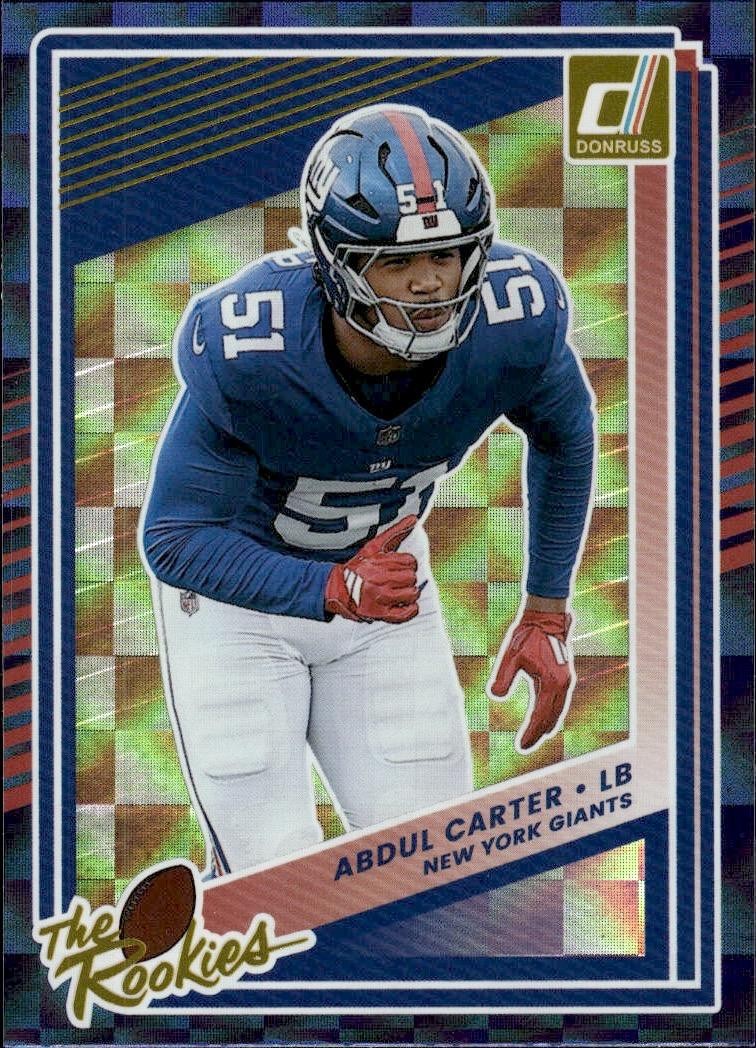 2025 Donruss #4 Abdul Carter The Rookies
