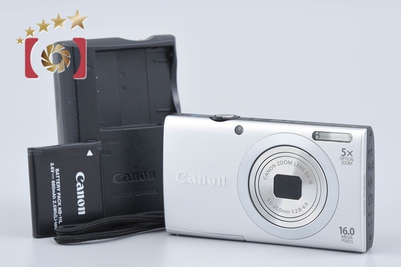 Canon PowerShot A2400 IS Silver 16.0 MP Digital Camera