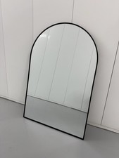 Black Framed Arched Wall Mirror, Wall Mounted Vertical,l 20 X 30