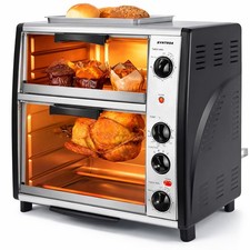 Syntrox 42 l Kleiner Mini Backofen Lollox | Miniofen | Pizzaofen | Pizzabackofen
