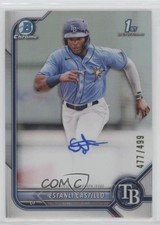 2022 Bowman Chrome Prospect Refractor 477/499 Estanli Castillo #CPA-EC Auto uk2