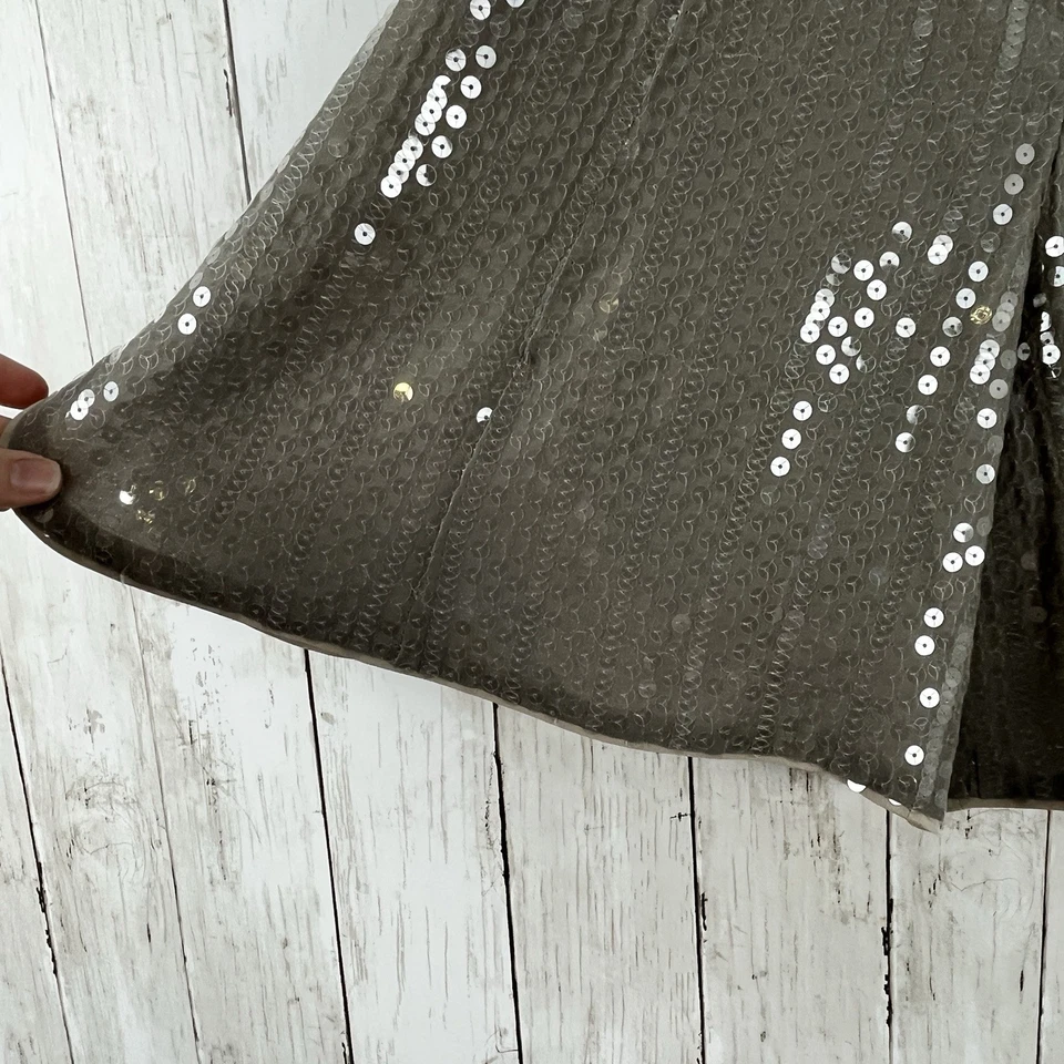 Pantalones Cortos Giorgio Armani Mujer Talla 46/12 Hasta la Rodilla Taupe Elegante Dinero Antiguo Foto 2 de 4