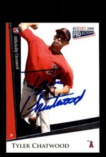 Signed Baseball Card Auto 2009 TriStar PROjections #146 Tyler Chatwood Angels