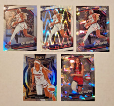 Kiki Iriafen Rookie Card Lot ( Prizm Ice, Silver, White Seismic, Variation RC )