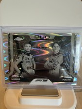 2025 Topps Chrome F1 Lando Norris & Oscar Piastri Duo Raywave Refractor #166