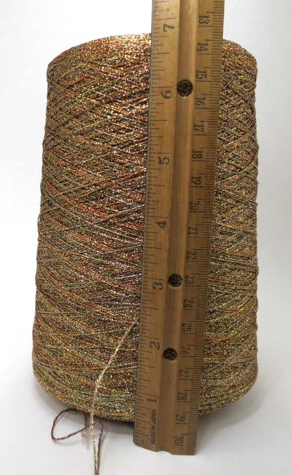 Kreinik Metallic Thread Ombre Misty Gold #1700 496GRS 8 Ply Twist - Image 4 of 4