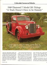1949 Diamond T Model 201 Pickup 4 Pg Color Article 1949 Diamond T Model 201 Pickup 4 Pg Color Article