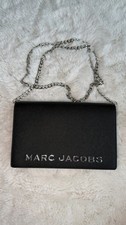 Marc Jacobs Party Wallet On a Chain Crossbody Bag Clutch Black $275