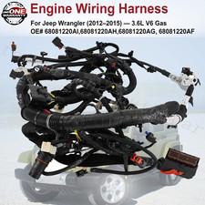 Wiring Harness 68081220ai Fit Jeep Wrangler 3.6l Engine 2012 2013 2014 2015