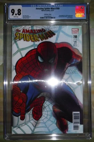 Amazing Spider-Man #789 Marvel Comic 12/17 Ramos Lenticular Variant WP CGC 9.8