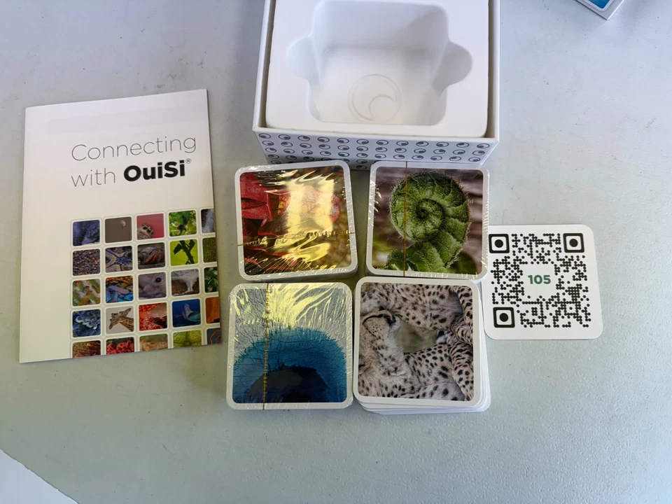 OuiSi Nature Visual Connection 210 Connecting Photo Cards Games 3 Sealed Decks - Image 4 of 4