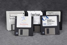 Vintage 3.5" Floppy Software Lot: StreetSmart, Wall Street, Kiplinger Money