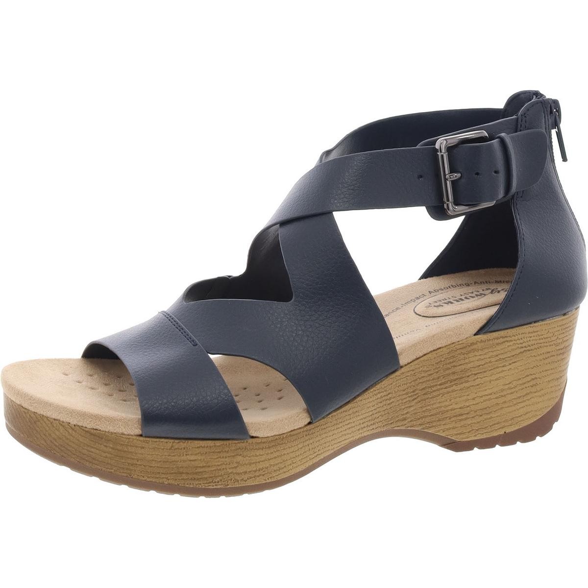 Easy Works by Easy Street Женский темно-синий ремешок на щиколотке Roza 8.5 Medium (B,M) 6960