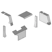 6 Pc. Gray Upholstery Foam Cab Kit Fits Case/International Harvester