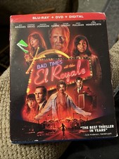 Bad Times At The El Royale Blu-ray/DVD, 2018 NO DIGITAL CODE, VERY GOOD