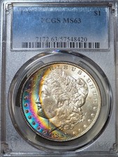 1887 Morgan Silver Dollar $1 - NGC MS67 - Rare in MS67 Grade