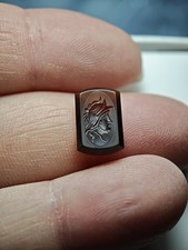 Antica Raffinata Corniola Intagliata Incisa 14x9x3mm Profilo Guerriero Elmato 