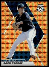 2021 Panini Mosaic Reactive Orange Zach Plesac Cleveland Indians #105