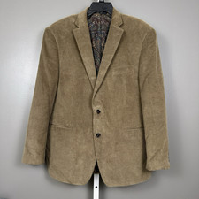 Lauren Ralph Lauren 100 Cotton Corduroy Blazer Sport Coat 44R Camel Tan Lined