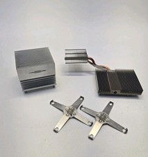 OEM Microsoft Xbox 360 PHAT CPU GPU Heatsink Set with Double X Clamps