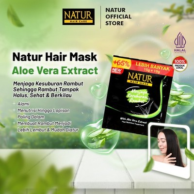Aloe Vera Haarmaske 15ml + 50% Extra Nutritive Behandlung für geschädigtes Haar