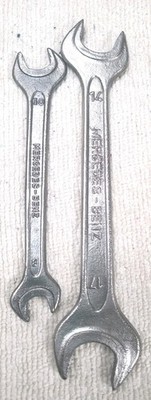 Mercedes Benz Wrench Set Of 2 MATADOR & Dowidat DIN895 Metric Germany Made Tools