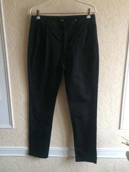 Women Filippa K Trousers Black Cotton 38 / M / 46