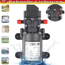 12V 70W Automatik Wasserpumpe Hochdruck für Trinkwasser Wohnwagen Boot Camping