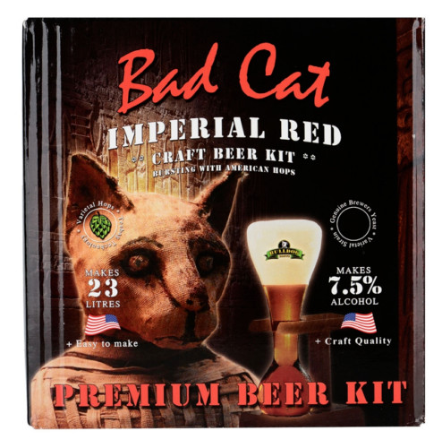 Bulldog Brews Bad Cat Imperial Red (4.7Kg) Beer Kit - Homebrew - Image 3