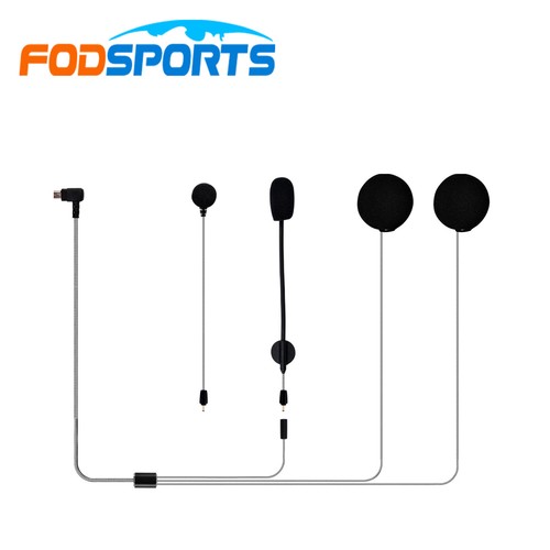 Para Fodsports M1-S Pro Motocicleta Intercomunicador Cable Micrófono Altavoz Auriculares - Imagen 4 de 4